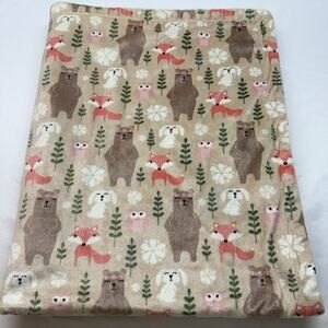 Hudson Baby HB Security Blanket White Pink Girls Sherpa Owl Bear Fox Lovey